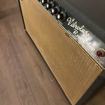 1965 Fender Vibrolux Reverb AA864 Blackface image 7
