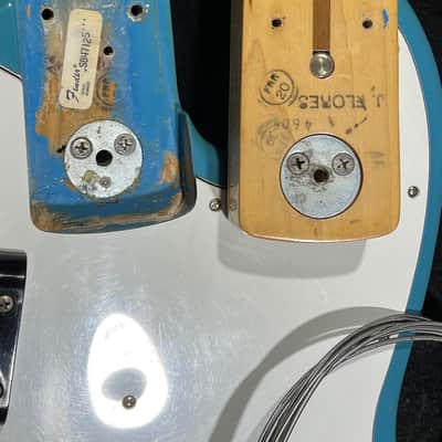 Fender Jazz Bass 1980 - 1-off original Maui Blue International Color ultra clean & cool. image 12