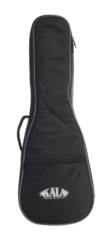 KALA UB-S-LOGO STANDARD SOPRANO UKULELE GIG BAG W/ GRAY PIPING & LOGO image 1