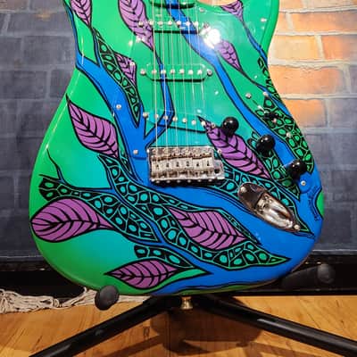 Fender Hand-Painted by Pamelina 2005 Custom Shop Masterbuilt Stratocaster Psychedelic w/ OHSC, CoA & Original Parts image 1