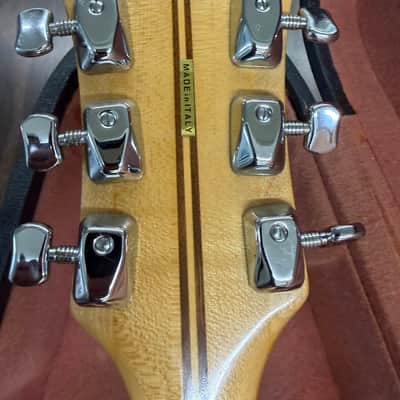 1960s Wurlitzer Hollow Body guitar with case Welson 7730 1967 - Sunburst image 8