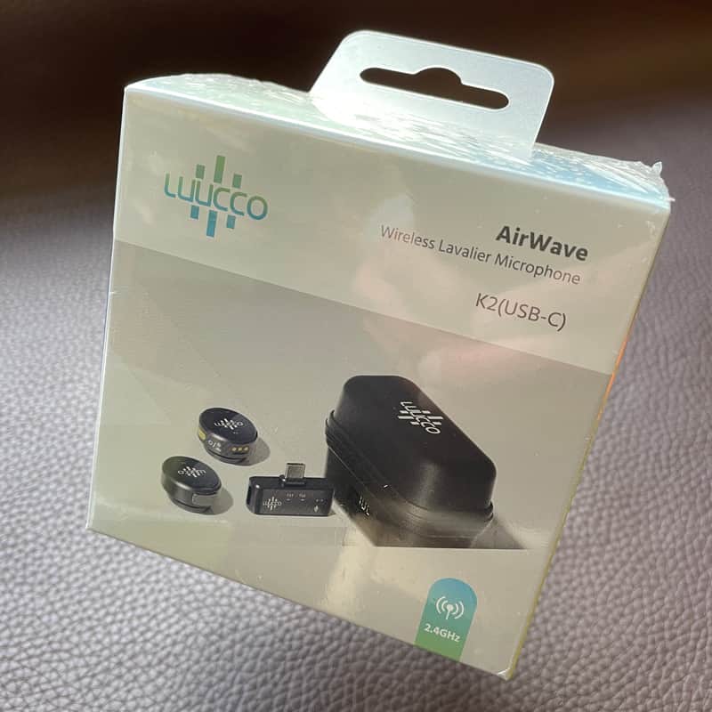 Luucco Airwave K2 Wireless Lavalier (USB-C Model with two mics) 2026 - Black image 1