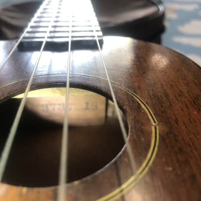 Brown Tortoiseshell Binding: Gibson Uke-1 1950 Near Mint with Soft Case - Mahogany image 16