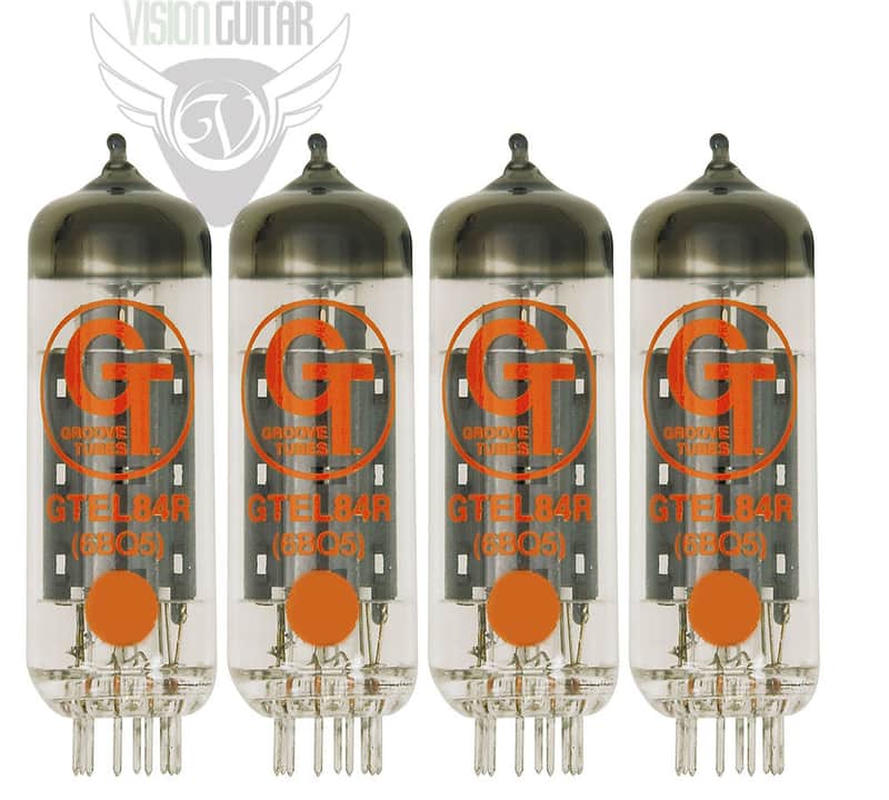 Groove Tubes GT-EL84-RQ-M Medium Output Tubes (Set of 4) image 1