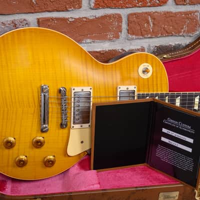 Gibson Custom Shop 1959 Les Paul Standard Reissue Flame Maple Top Lemon Burst VOS 2025 w/OHSC image 11