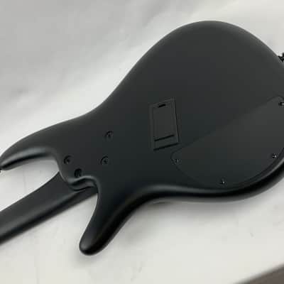 Ibanez SRMS625EX Iron Label Multi-Scale 5-String Bass Guitar Black Flat B-Stock image 14