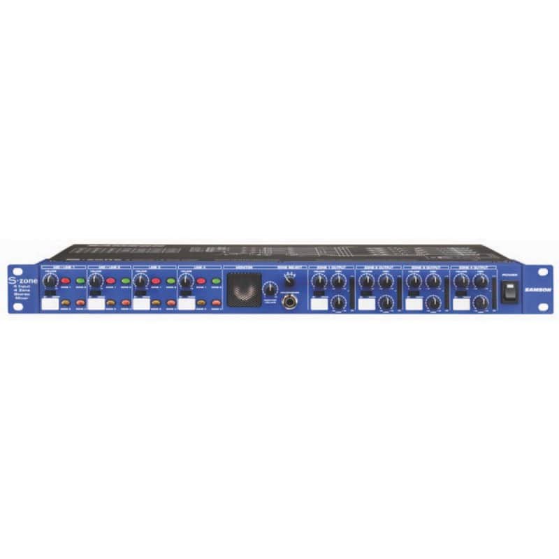 Samson S•ZONE S Zone 4 Channel Stereo Mixer Onboard Speaker for Monitoring image 1