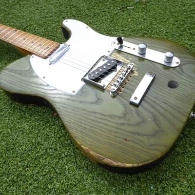 DY Guitars Francis Rossi / Status Quo tribute green relic tele body PRE-BUILD ORDER image 10