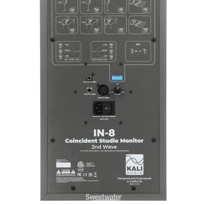 Kali Audio IN-8 V2 8" Active Studio Monitor - Single - Gray image 2