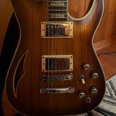 Schecter C-1 E/A 2020 - Natural satin zebra wood image 2
