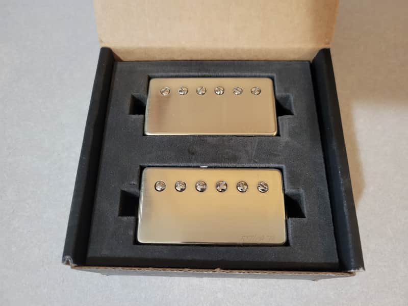 PRS 57/08 Humbucker Set - Brushed Nickel image 1