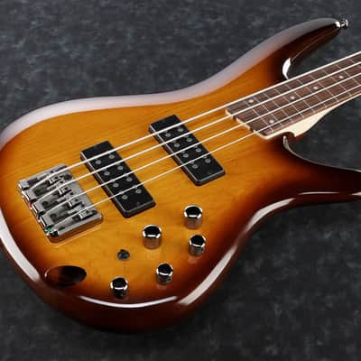 Ibanez SR Standard 4 String Electric Bass - Fretless - Brown Burst (SR370EFBBT) image 7