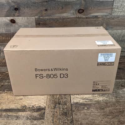 B&W Bowers & Wilkins FS-805 D3 Speaker Stands Mint In Open Box - Black image 1