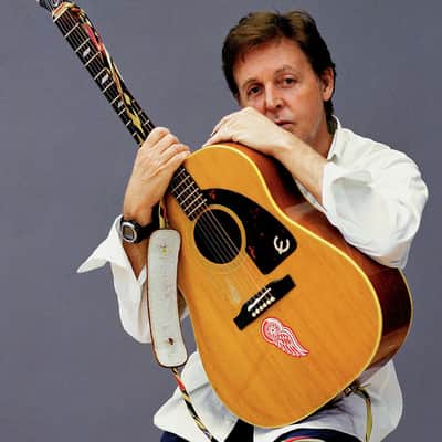 Epiphone Limited Edition Paul McCartney Aged Texan Acoustic [Played & Signed by Paul McCartney] 2005 image 9