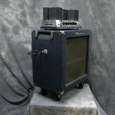 1966  Ampeg B15 NF - Blue Checked Tolex image 2