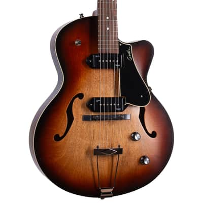 Godin 5th Avenue CW Kingpin II - Rosewood Fingerboard, Vintage Burst image 2