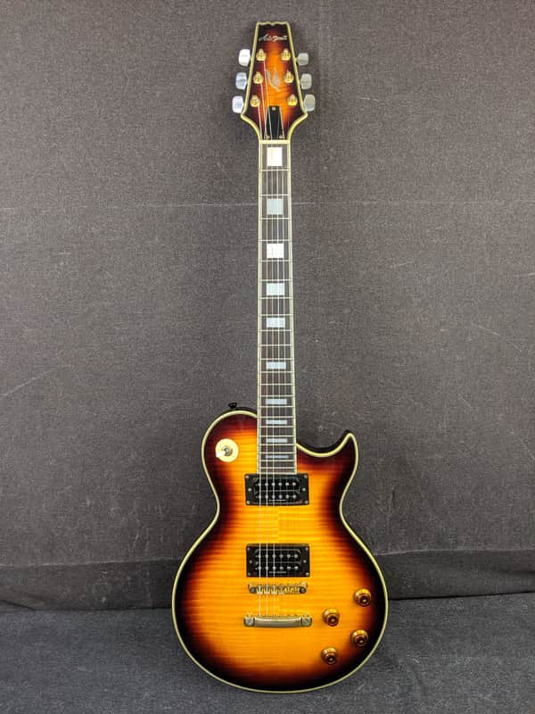 ギター Aria proII PE-DLX ARIA PRO II PE-DLX Electric Guitar Sapphire Blue W/Chainsaw Case