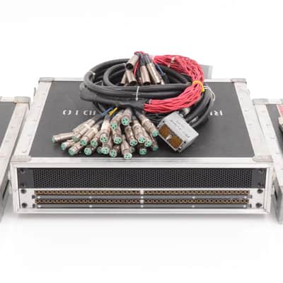Mosses & Mitchell 96-point TT Patch Bay with 2 Mogami Snakes & Road Case #28393 image 1