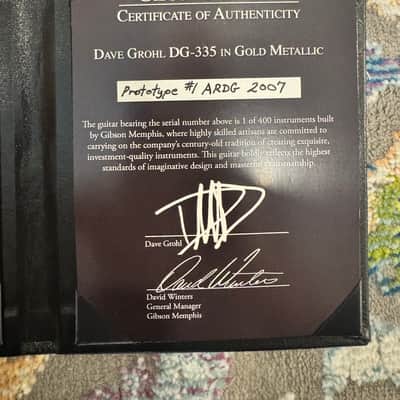 Gibson Custom Shop Dave Grohl Signature DG-335  PROTOTYPE # 1 image 6