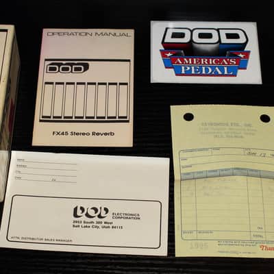 DOD Stereo Reverb FX45 1987 NOS Analog Reverb image 6