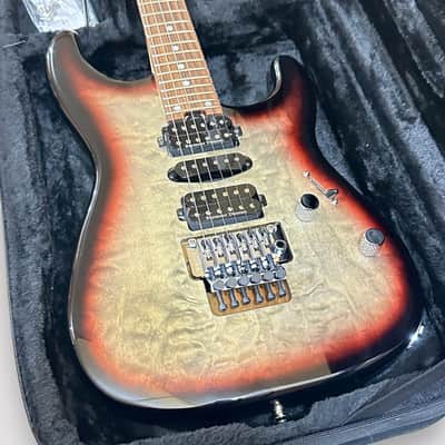 Charvel MJ San Dimas Style 1 HSH FR M QM Electric Guitar - Midnight Glow image 12