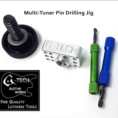 G-Tech Guitar Works Tuner Drilling Jig - Single/Two Pin - Fender Schaller Squier - Locking image 1