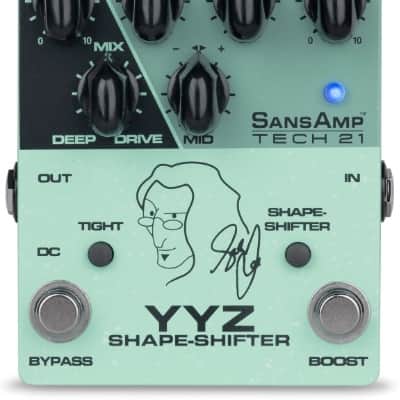 Tech 21 Geddy Lee YYZ Shape Shifter SansAmp Bass Guitar Effect Pedal image 1