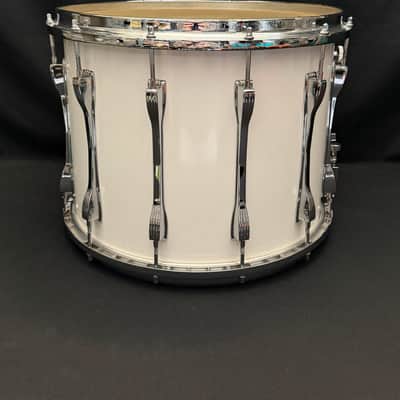 Ludwig Marching Drum 15" x 12" 1981-82 - White Cortex image 9