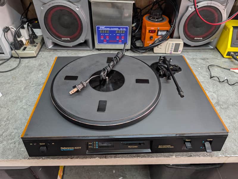Vintage Made in Japan Quadraflex 620T Direct Drive Turntable image 1
