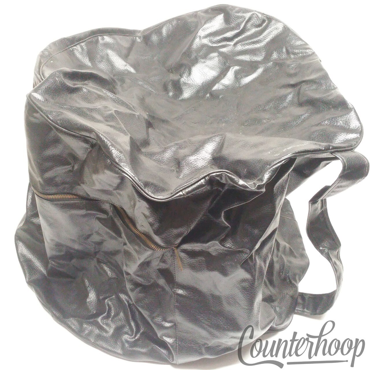 Rogers Leather Fabric 14x20" Bass Drum Case Soft Shell Vintage 60s Gig Bag USA* — main photograph