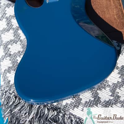 2020 Fender Hybrid Jazz Bass with Maple Fretboard - Indigo - Made in Japan - Pro Set Up w Perfect Frets/Action/Intonation! image 12