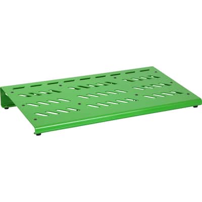 Gator Screamer Green Extra Large aluminum pedal board w/ carry bag and bottom mounting power supply bracket. Power supply not included. GPB-XBAK-GR image 2