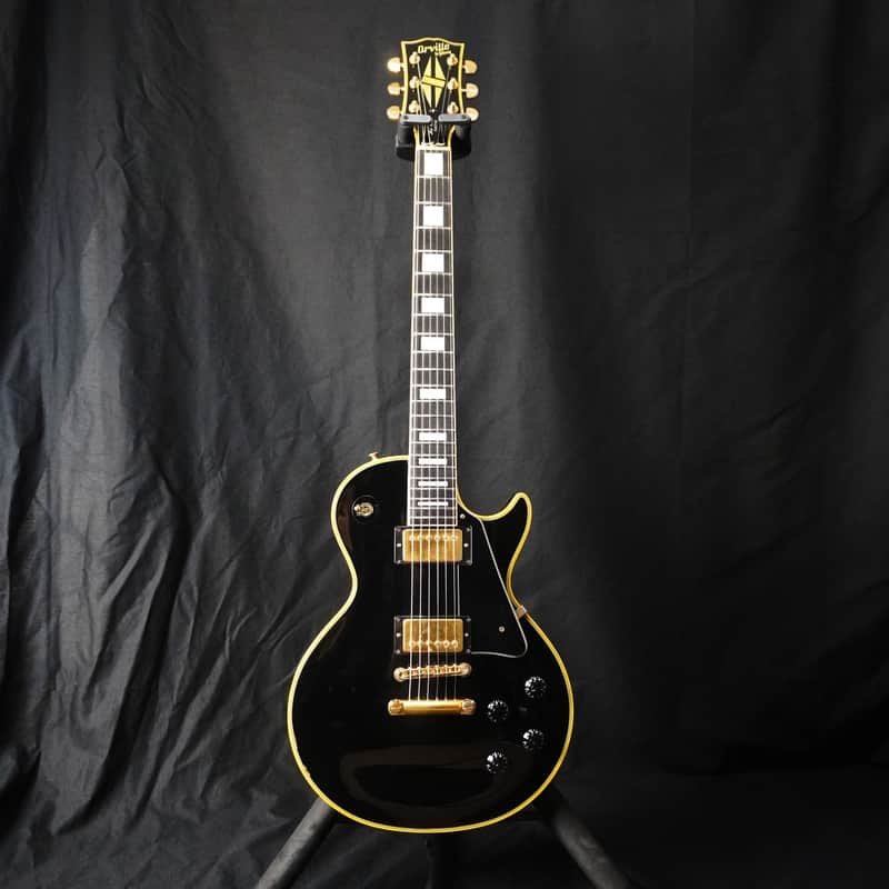 RARE Orville by Gibson LPC-57B Les Paul Custom '57 Reissue – Black