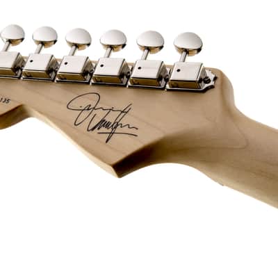 Fender Jimmie Vaughan Tex-Mex Strat Electric Guitar Maple FB, Olympic White image 14