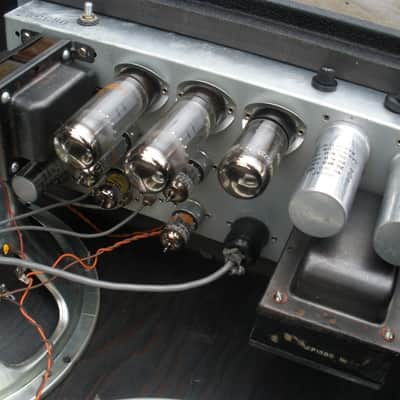 1969 Excelsior Americana All Tube Amplifier  - 2x12 -Reverb & Trem - Stereophonic! image 11