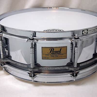 Pearl S-814 Free-Floating Steel 14x5" Snare Drum (1st Gen) 1983 - 1991