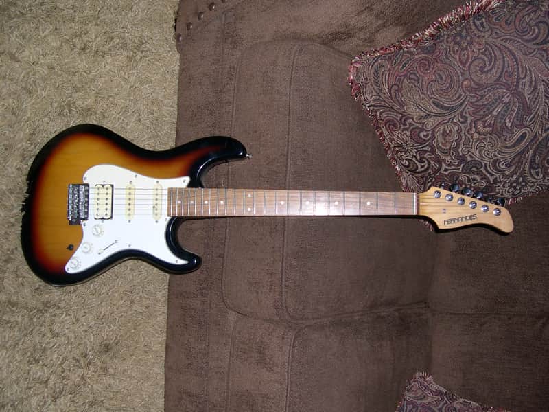 Fernandes SUSTAINER STRAT in TOBACCO SUNBURST - TOBACCO SUNBURST image 1
