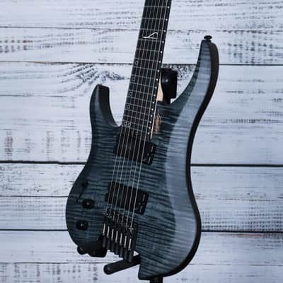Legator Ghost G7FSSL Left Hand 7-String Electric Guitar | Black Flame image 5