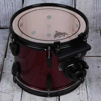 Pearl EX Export Series 6 Piece Drum Set with 22 Bass Wine Red w Black Hardware image 10