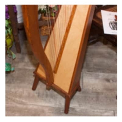Roosebeck HMNA5CSP | Minstrel Harp 29-String, Chelby Levers Sheesham 5 Panel with Pedestal image 8