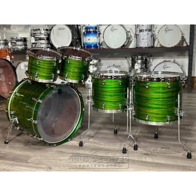 Tama Starclassic Walnut/Birch 5pc Drum Set Lacquer Shamrock Oyster image 2