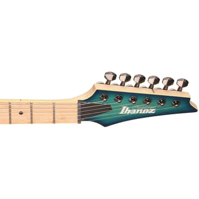 Ibanez RG652AHMFX RG Prestige Series Guitar w/ Dimarzio Pickups and Hardshell Case - Nebula Green Burst image 8