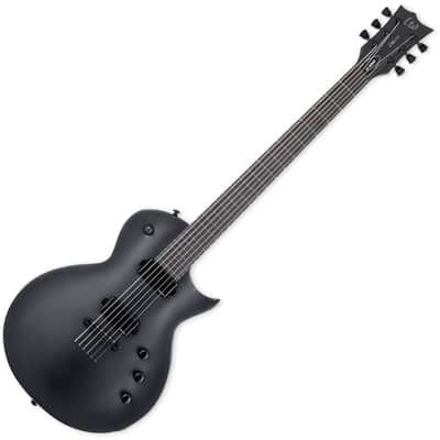 ESP LTD EC-1000 Baritone Guitar Charcoal Metallic Satin B-Stock image 1