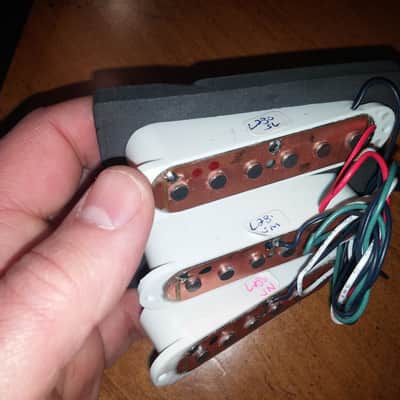 Bill Lawrence Set of L280 Single coil pickups white (3) image 3