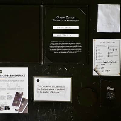 Gibson Custom Shop M2M Les Paul Custom Cartridge Brass Ebony Board 2023 image 23