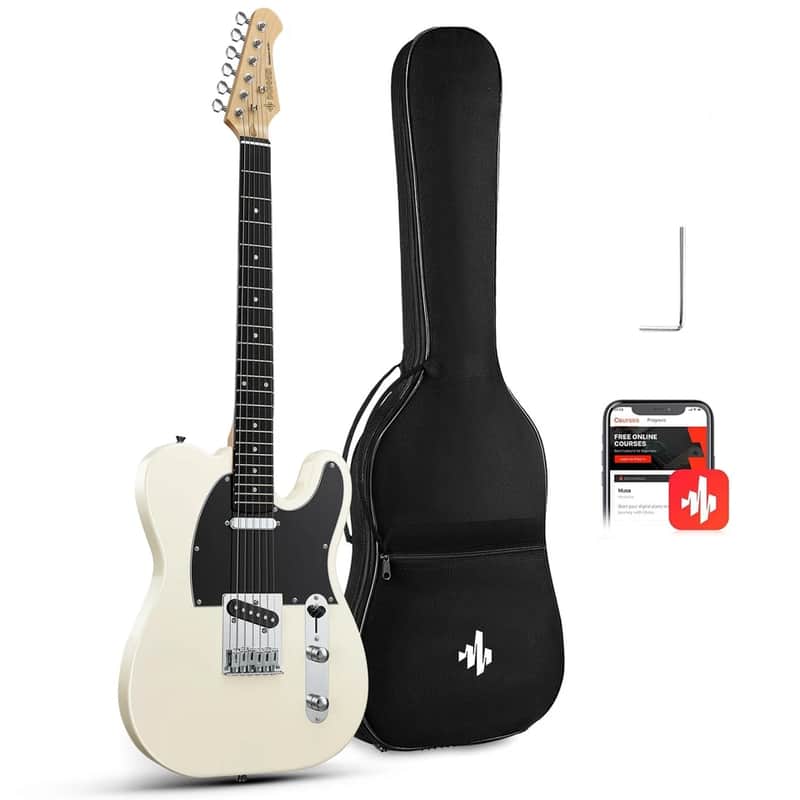 Donner DTL-100 Electric Guitar SS Pickup 2026 - Pearloid white image 1