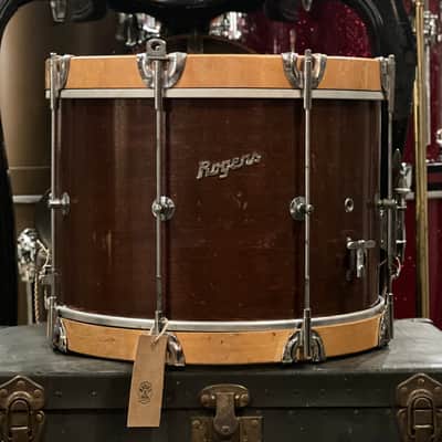 VINTAGE 1960's Rogers 10x14 Newport Marcher in Natural Mahogany image 1