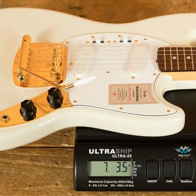 Fender Made In Japan Traditional 60s Mustang - Rosewood - White Pearl image 8