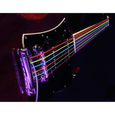 DR Strings - Neon Multi-Color 9-42 Light Guitar Strings - The Luminescent String image 2