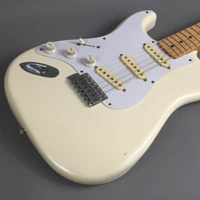 LEFTY! Vintage Fender ‘57 Reissue Strat ST-57LEX2 Custom Color Olympic White Blonde NOS Relic Stratocaster 7.1 lb HSC image 20